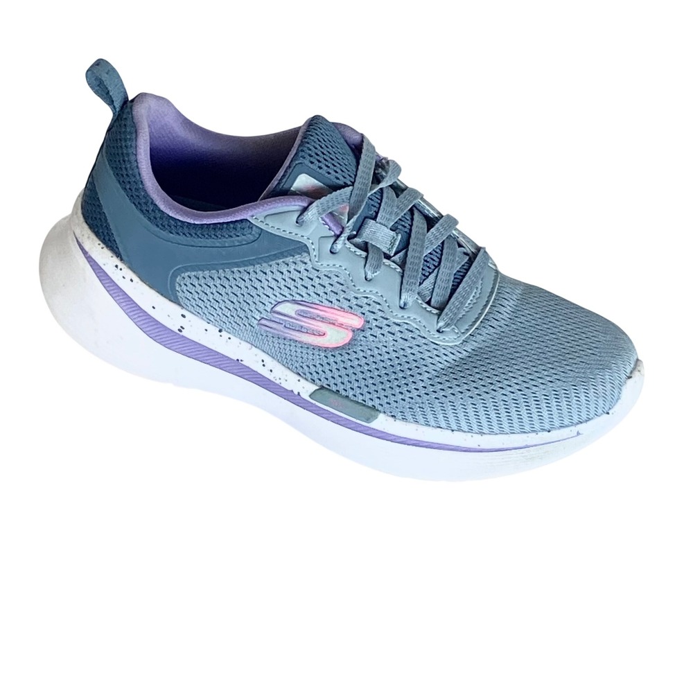 Skechers Vapor Plus Stoked Womens Training Shoes Blue Purple 150227 Size 8